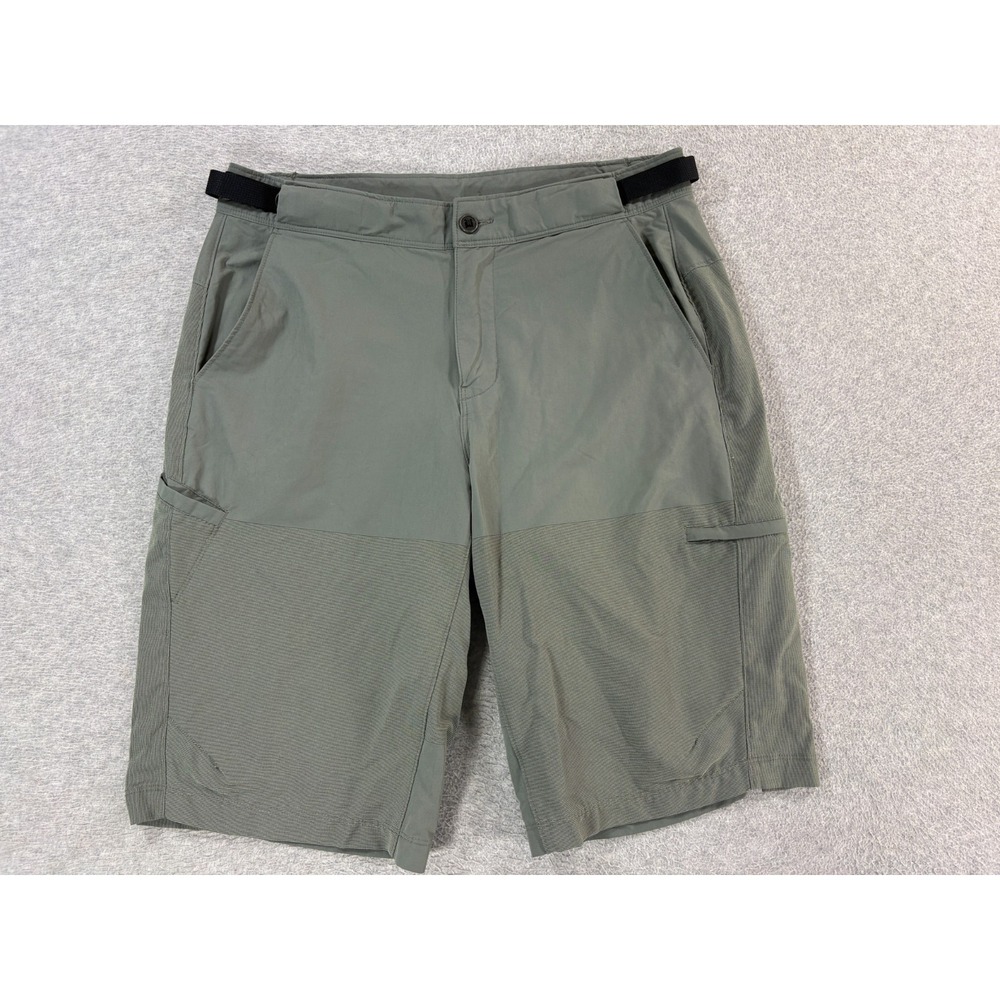 REI COOP MTB Loose Fit Mountain Bike Shorts (Men's 34) Green - 12"